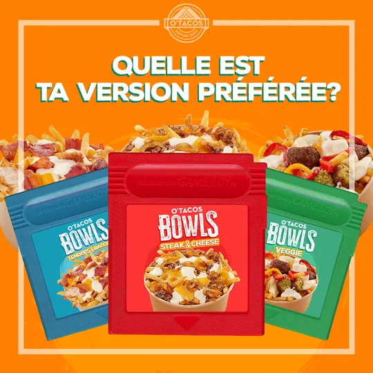 Concept Bowls Nintendo pour un restaurant
