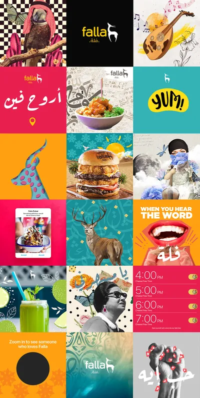 Publication Instagram pour le restaurant Falla
