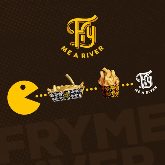 Concept visuel Pacman pour un restaurant