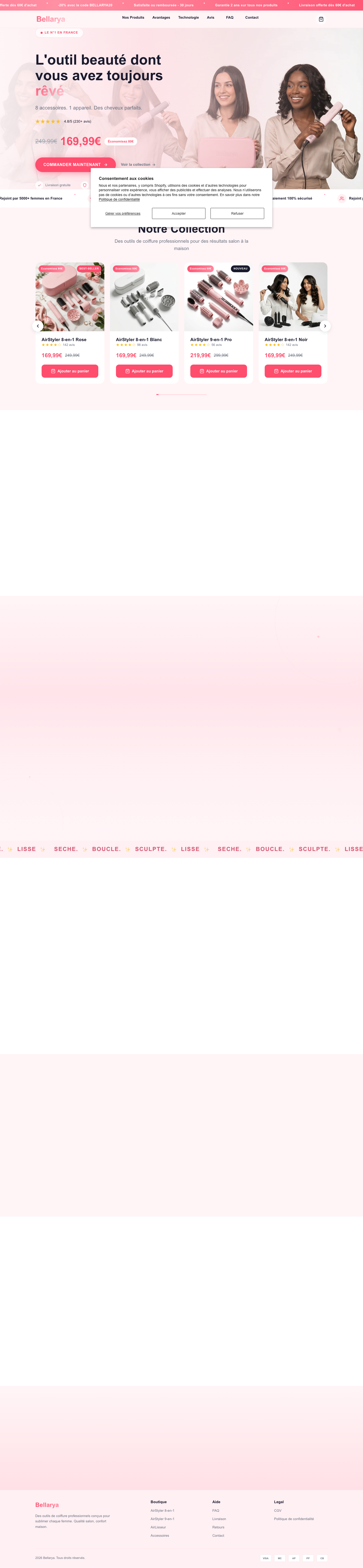 Screenshot site Bellarya